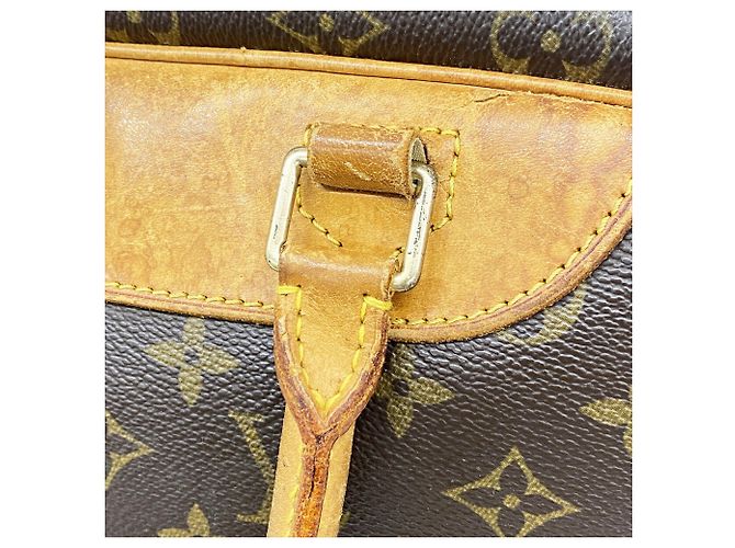 Bolso Louis Vuitton Monogram Deauville Castaño - vista 10