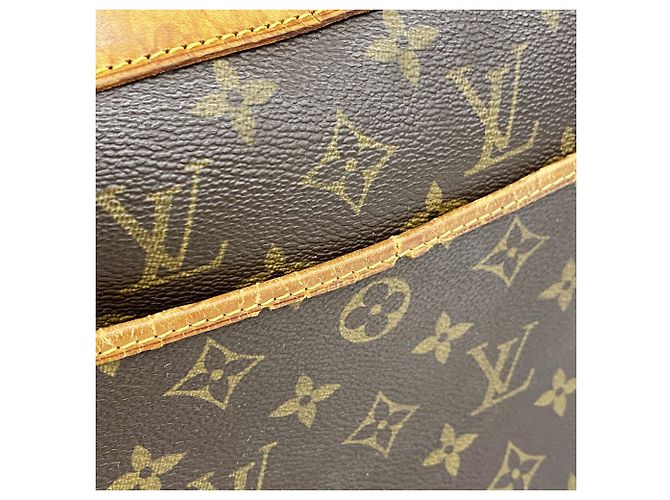 Bolso Louis Vuitton Monogram Deauville Castaño - vista 11