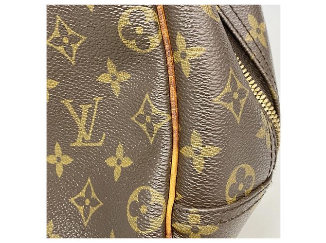 Bolso Louis Vuitton Monogram Deauville Castaño - vista 13