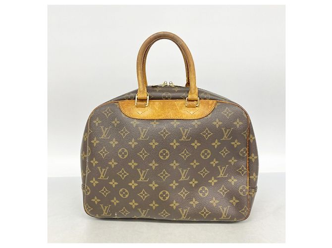 Bolso Louis Vuitton Monogram Deauville Castaño - vista 14