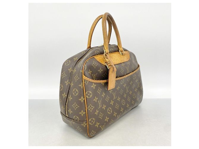 Bolso Louis Vuitton Monogram Deauville Castaño - vista 2