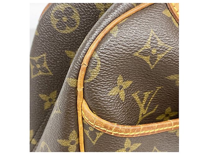 Bolso Louis Vuitton Monogram Deauville Castaño - vista 8