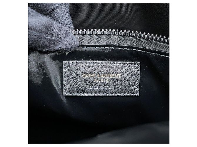 Borsa Tote Puffer Larga Yves Saint Laurent Nero - vista 16