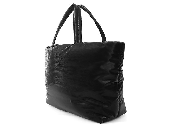 Borsa Tote Puffer Larga Yves Saint Laurent Nero - vista 2