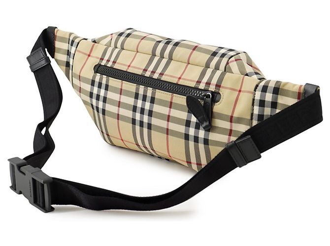 Burberry Body Bag Nova Check Gürteltasche aus Canvas Beige - Ansicht 2