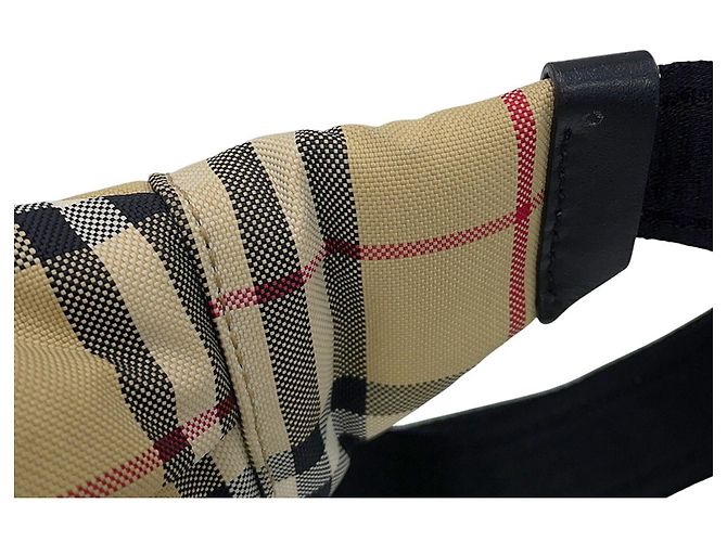 Burberry Body Bag Nova Check Gürteltasche aus Canvas Beige - Ansicht 9