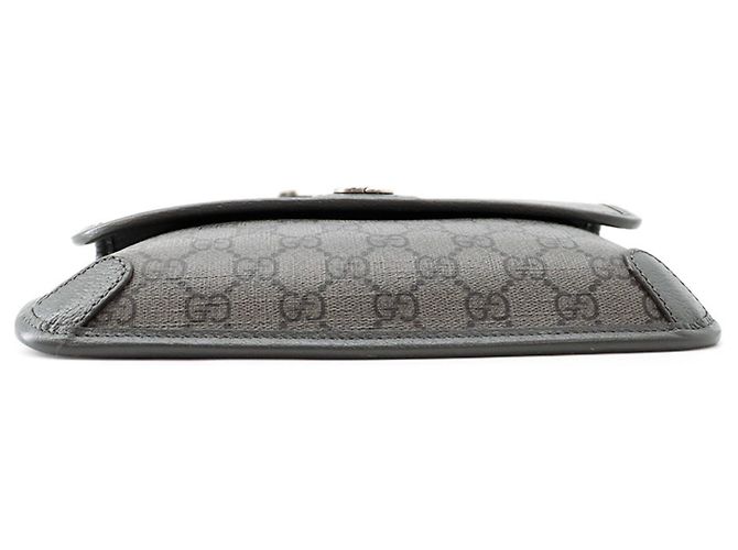 Borsa a tracolla Gucci GG Supreme Marrone - vista 4