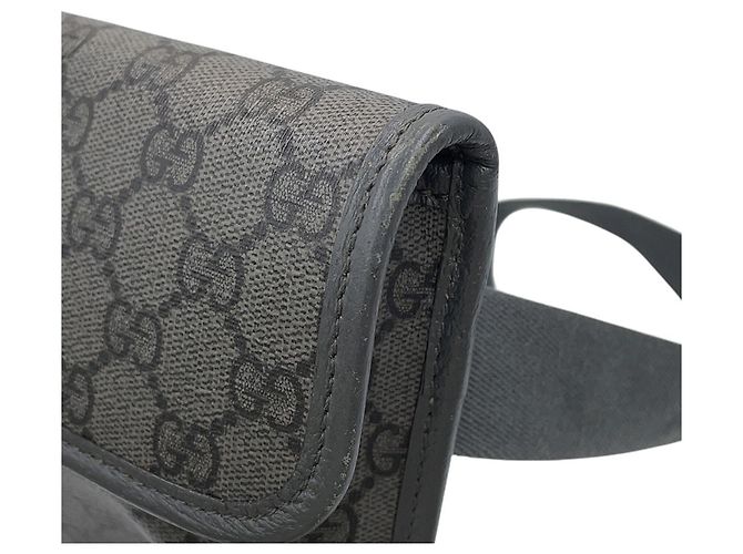 Borsa a tracolla Gucci GG Supreme Marrone - vista 9