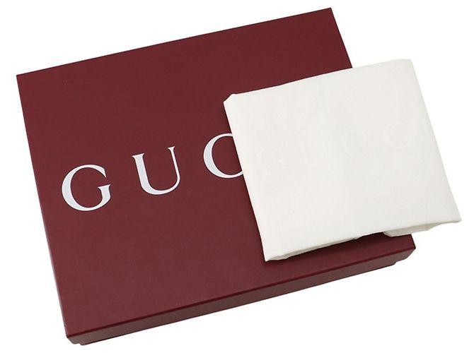 Bolsa de Ombro Super Mini em Couro Gucci Preto Bege - vista 13