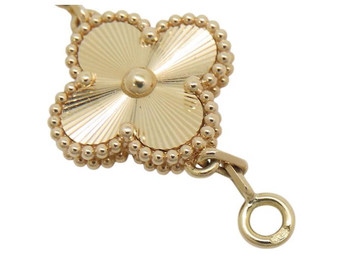 Van Cleef & Arpels Alhambra 5-Motif Guilloché Armband - Ansicht 10