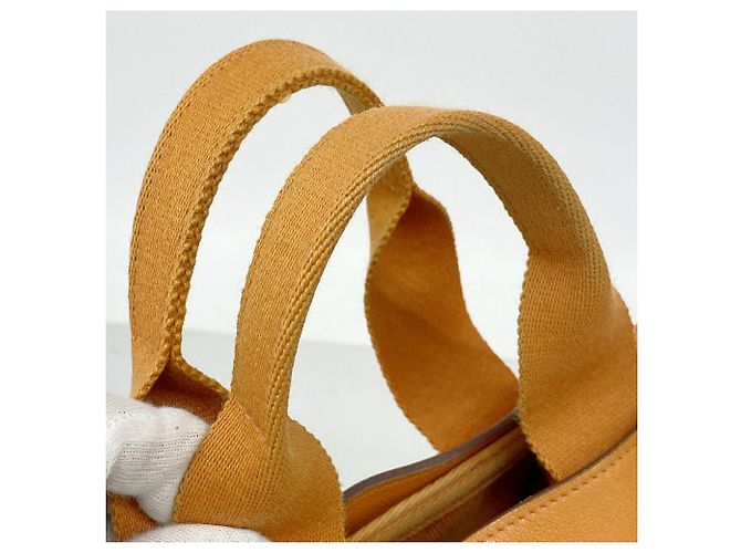 Hermès Borsa Tote Hermes Valparaiso PM Arancione - vista 9