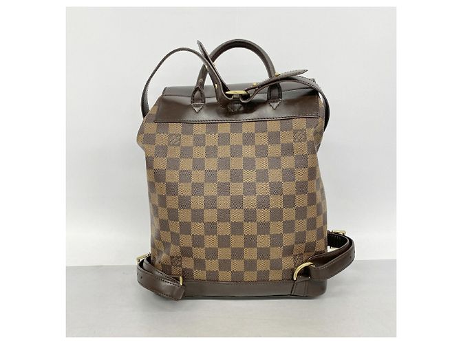 Sac à dos Louis Vuitton Damier Soho Damier ebène - vue 11