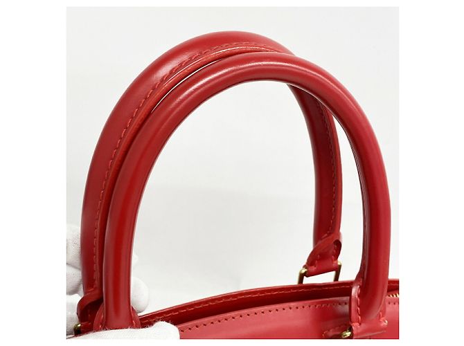 Sac à main Louis Vuitton Epi Riviera Rouge - vue 7