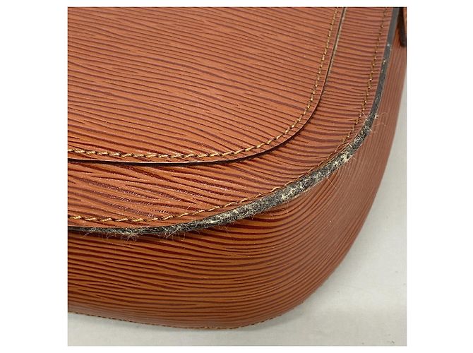 Bolso de hombro Louis Vuitton Epi Saint Cloud Castaño - vista 6