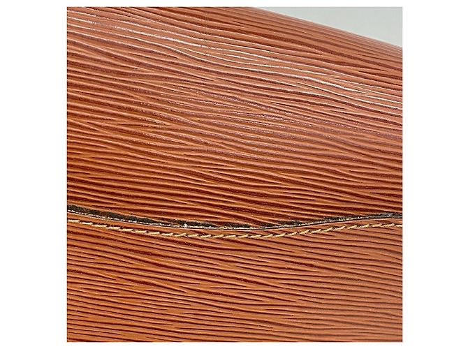 Bolso de hombro Louis Vuitton Epi Saint Cloud Castaño - vista 8