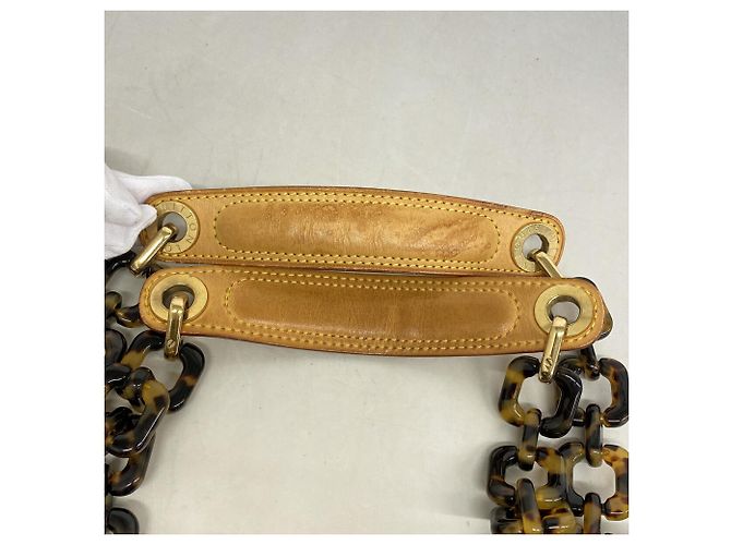 Saco Louis Vuitton Monogram Vinyl Cabas Ambre MM Marrom - vista 10