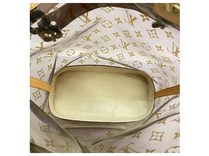 Saco Louis Vuitton Monogram Vinyl Cabas Ambre MM Marrom - vista 4