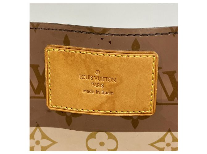 Saco Louis Vuitton Monogram Vinyl Cabas Ambre MM Marrom - vista 5