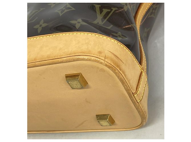 Saco Louis Vuitton Monogram Vinyl Cabas Ambre MM Marrom - vista 7