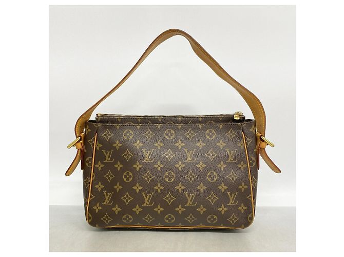 Louis Vuitton Monogram Vivacite GM Shoulder Bag Brown - view 10