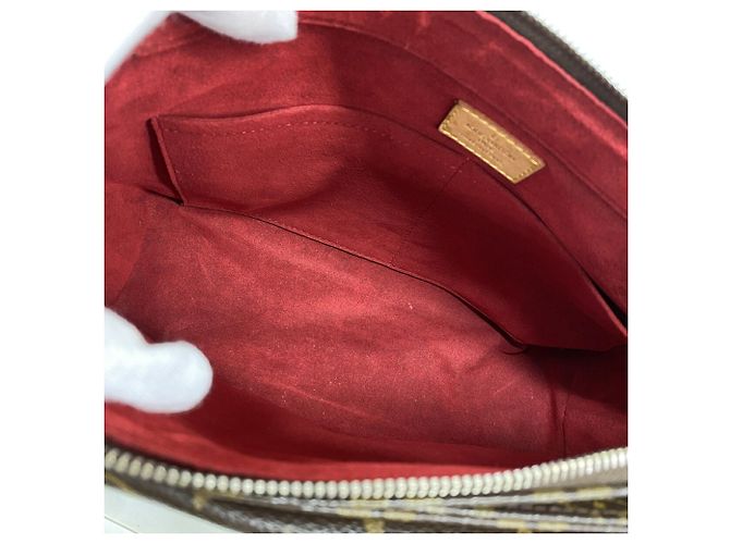 Louis Vuitton Monogram Vivacite GM Shoulder Bag Brown - view 4