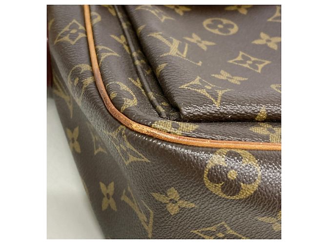 Louis Vuitton Monogram Vivacite GM Shoulder Bag Brown - view 6