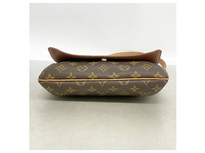 Bolso de hombro Louis Vuitton Monogram Musette Tango Castaño - vista 3