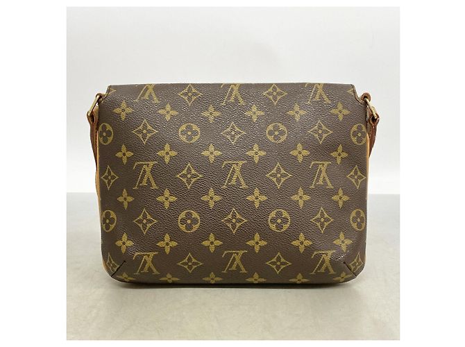 Bolso de hombro Louis Vuitton Monogram Musette Tango Castaño - vista 9