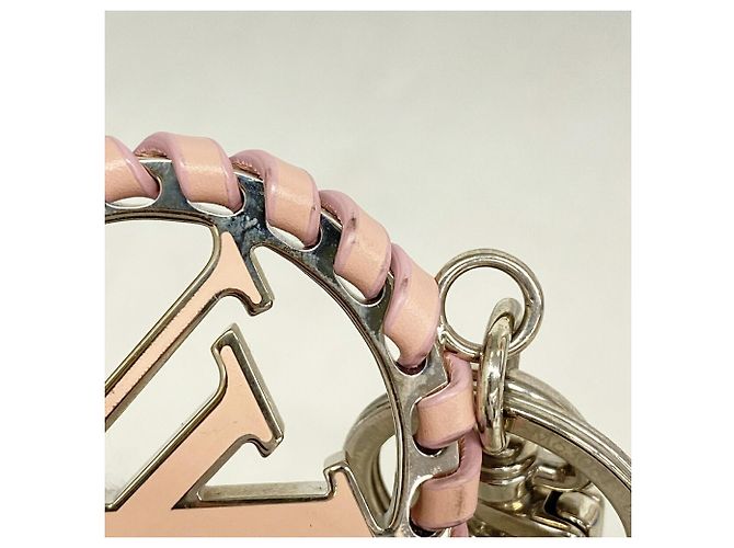 Louis Vuitton Keychain Charm Porte Clé Berry M63081 Argento Rosa - vista 3