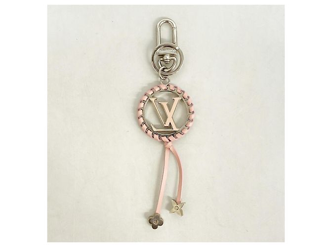 Louis Vuitton Keychain Charm Porte Clé Berry M63081 Argento Rosa - vista 7