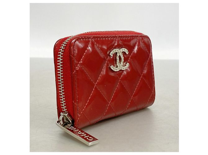 Monedero Chanel Matelassé Brilliant Roja - vista 2