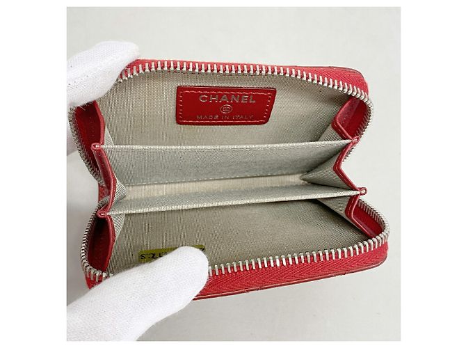 Monedero Chanel Matelassé Brilliant Roja - vista 3