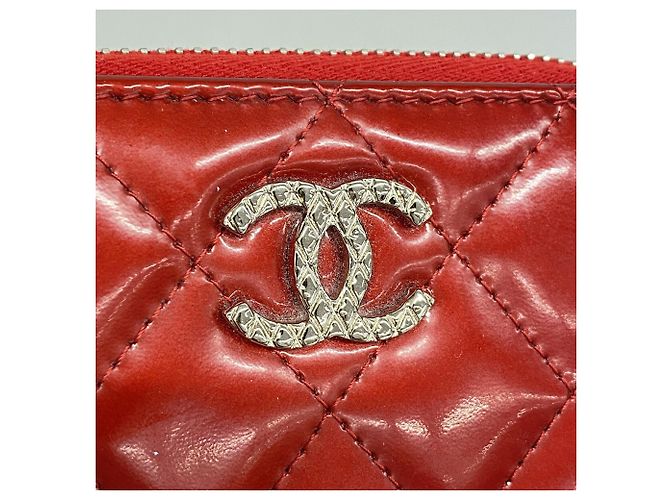 Monedero Chanel Matelassé Brilliant Roja - vista 8