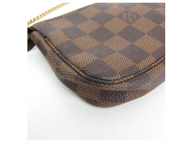 Louis Vuitton Damier Mini Pochette Accessoires N58009 Handbag Damier ebene - vista 4