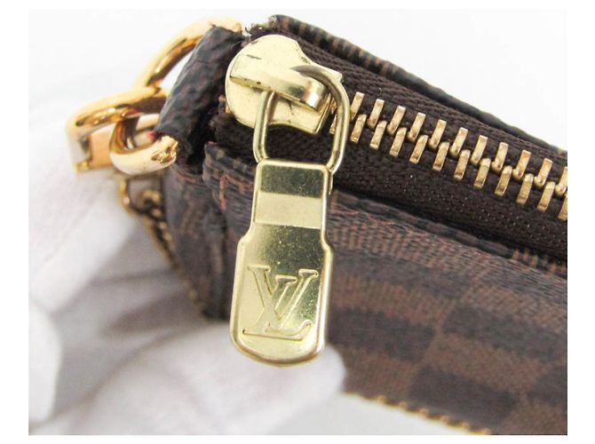 Louis Vuitton Damier Mini Pochette Accessoires N58009 Handbag Damier ebene - vista 6