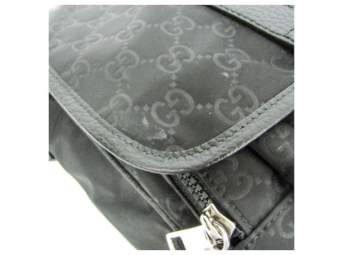 Borsa a tracolla e a spalla Gucci GG Nylon Nero - vista 7