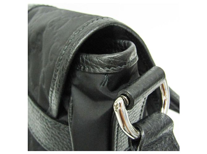 Borsa a tracolla e a spalla Gucci GG Nylon Nero - vista 8