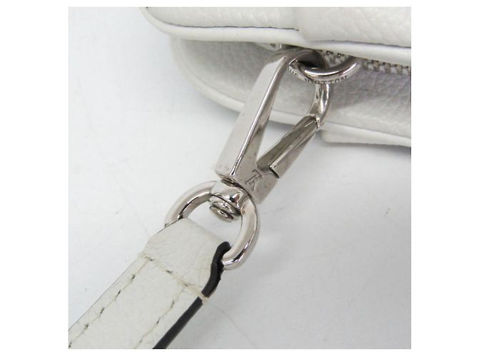Louis Vuitton Mahina Scala Mini Clutch and Shoulder Bag Weiß Blau - Ansicht 12