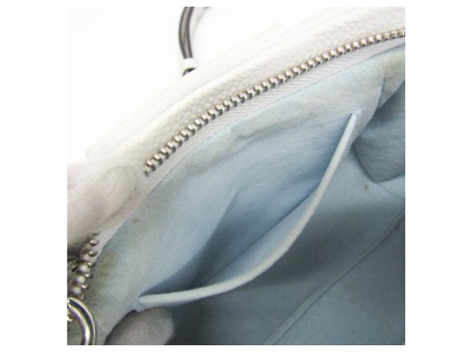 Louis Vuitton Mahina Scala Mini Clutch and Shoulder Bag Weiß Blau - Ansicht 14