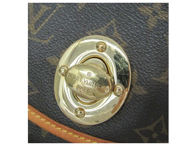 Bolso de hombro Louis Vuitton Monogram Tulam GM Castaño - vista 15