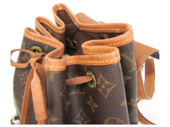 Louis Vuitton Monogram Montsouris MM M51136 Women's Backpack Brown - view 11