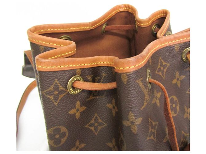 Louis Vuitton Monogram Montsouris MM M51136 Women's Backpack Brown - view 12