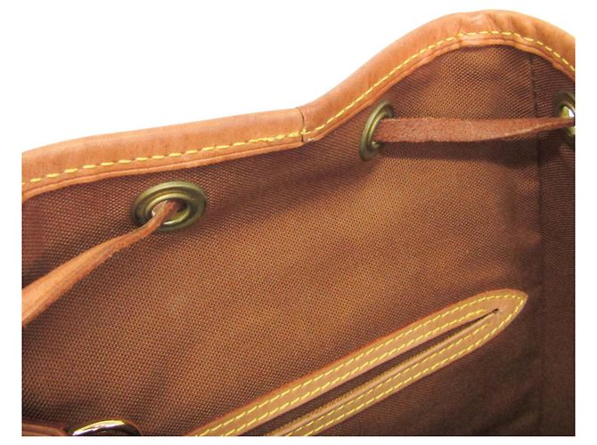 Louis Vuitton Monogram Montsouris MM M51136 Women's Backpack Brown - view 13