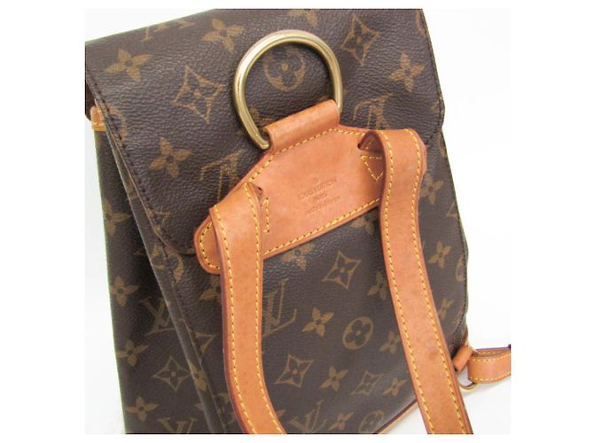 Louis Vuitton Monogram Montsouris MM M51136 Women's Backpack Brown - view 8