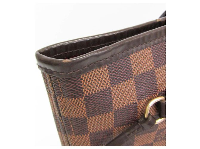Bolso Tote Louis Vuitton Damier Neverfull MM Castaño - vista 11