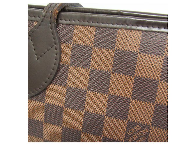Bolso Tote Louis Vuitton Damier Neverfull MM Castaño - vista 12