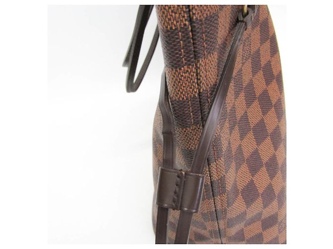 Bolso Tote Louis Vuitton Damier Neverfull MM Castaño - vista 13