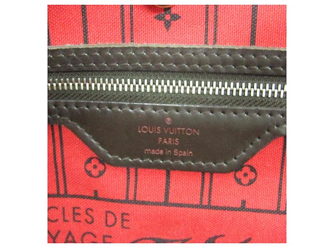Bolso Tote Louis Vuitton Damier Neverfull MM Castaño - vista 17
