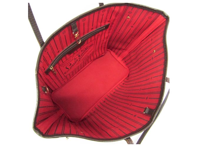 Bolso Tote Louis Vuitton Damier Neverfull MM Castaño - vista 3