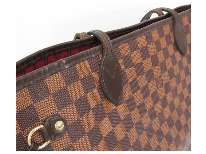 Bolso Tote Louis Vuitton Damier Neverfull MM Castaño - vista 7